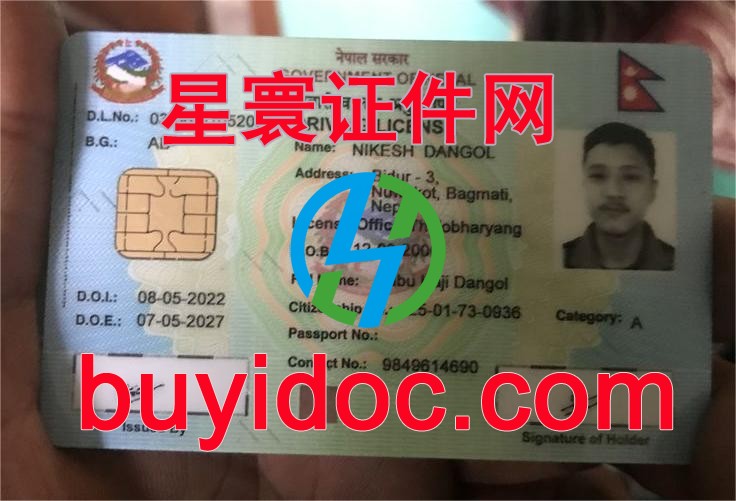 定制尼泊尔驾驶证
