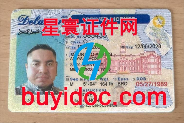 定制美国特拉华州驾驶证